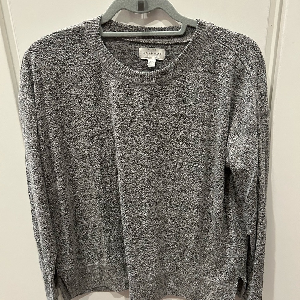 Lucky Brand Heather Gray Sweater